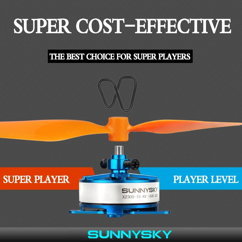 Sunnysky X2302 X2304 X2305 1480kv 1600kv 1650kv Brushless Motor CW for Fixed-wing aircraft Multicopter New 17 SUPER COST-EFFECTIVE THE BEST CHOICE FOR SUPER PLAYERS SUPER