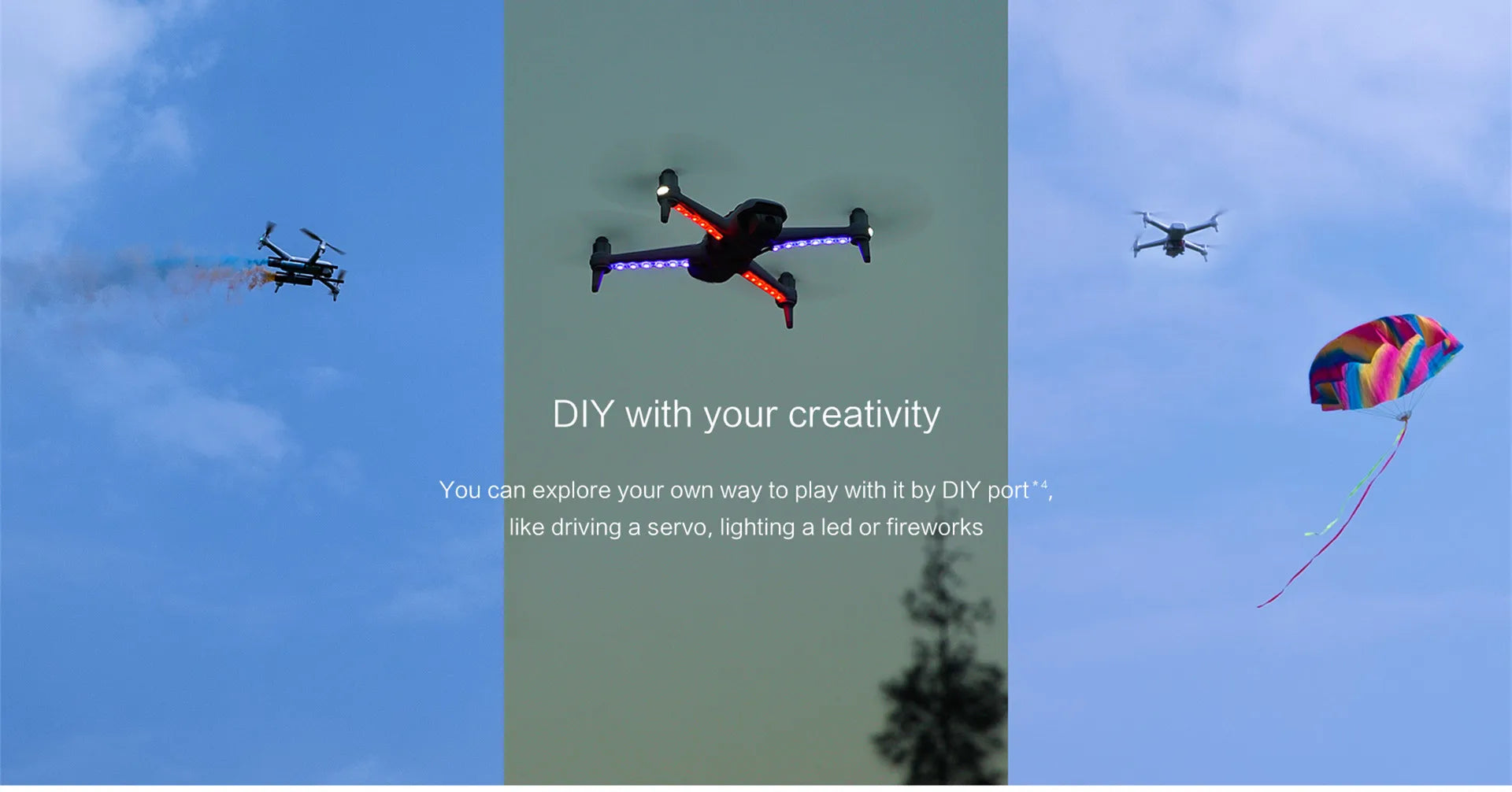 Xiaomi FIMI A3 Drone, DIY port' like driving a servo, lighting a led or fireworks .