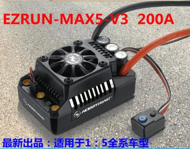 Hobbywing EzRun Max Series ESC, Waterproof ESC for 1/6 & 1/5 scale RC cars/trucks with MAX10 SCT options.