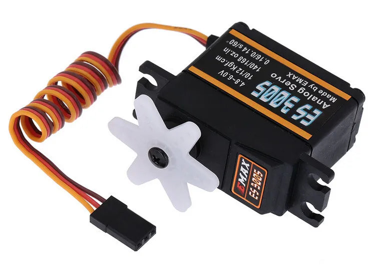 4pcs EMAX ES3005 Servo, masses of torque, excellent speed, waterproof, perfect for RC helicopter, boat and car 