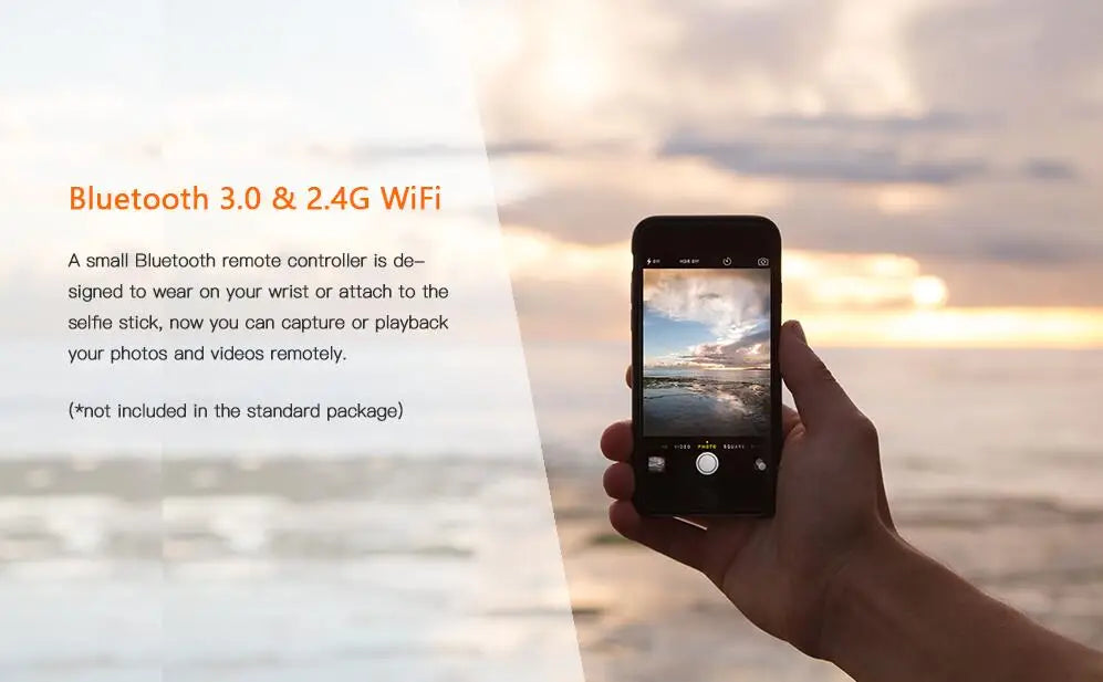 Hawkeye Firefly 8SE Action Camera - 4K 90 Degree / 170 Degree Screen WIFI FPV Action Camera Ver2.1 Sports Recording RC Models 13 Hawkeye Firefly 8SE Action Camera, Bluetooth 3.0 & 2.46 WiFi A small Bluetooth remote controller is de- signed to wear