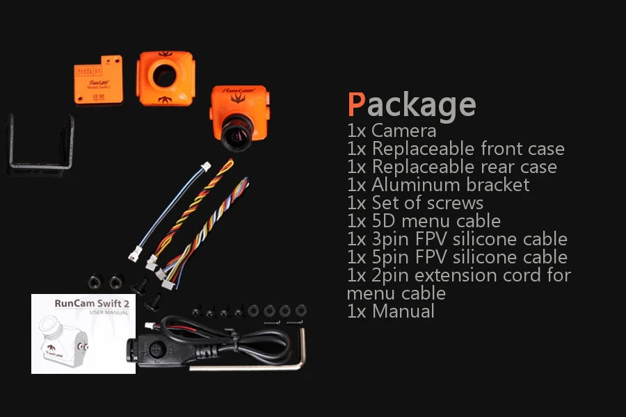 Newest RunCam Swift 2 Swift2 1/3 CCD FPV Camera 2.3mm Lens OSD with IR Blocked PAL for RC Multicopter 11 aeProduct.getSubject()