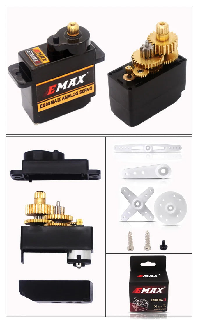 EMAX ES08MA II. ESOBMALI = One MaX ServO ANALOG