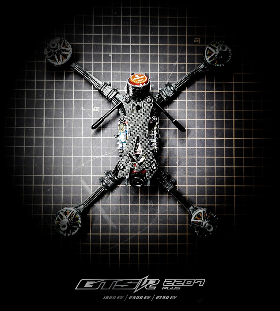 1Pcs/4Pcs Rcinpower GTS-V2 2207Plus 2207 2750KV 1960KV 4-6S Borstelloze Motor Voor Rc drone Fpv Quadcopter Onderdelen Diy Toebeh 13 31.5g ( 3cm draad) Pakket Inbegrepen