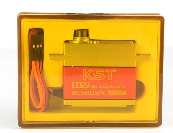 KST BLS805X HV Brushless servo High Voltage Metal Gear Servo for 550-700 RC heli Multicopter Drones