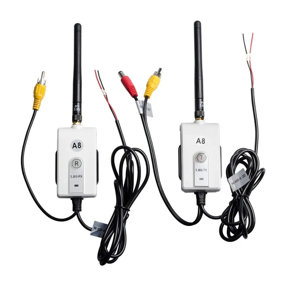 AKK A8 VTX/VRX Kit - Wireless A8-625-28 Video Transmitter & Receiver Kit for Cars, Small Trucks, Video Transmit etc. Backup Camera System 6 AKK A8 VTX, Brand Name : akk Origin : China Material : Composite Material Recommen