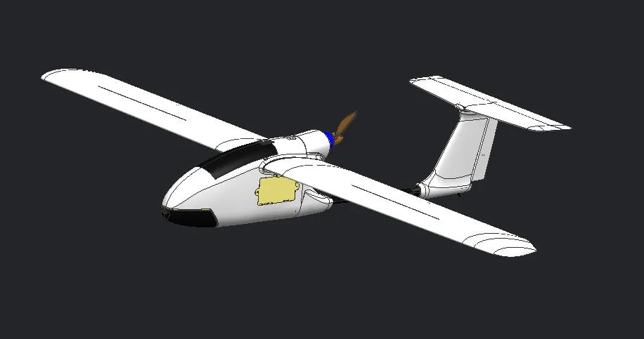 天行者 1830 - 1830 毫米翼展 10 公里範圍 FPV 飛機無人機遙控電動滑翔機 RC 模型 EPO 固定翼飛機套件 2015 天 ...
