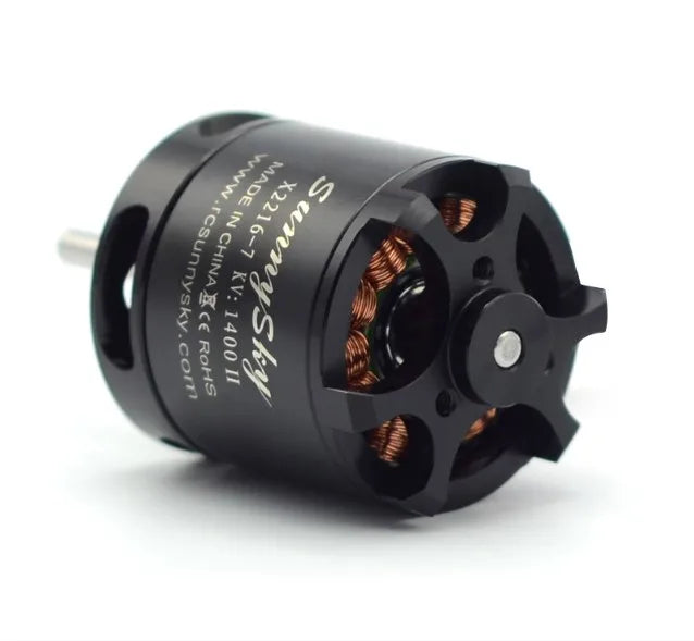 1/2/4 pcs SunnySky X2216 2216 880KV 1100KV 1250KV 1400KV 2400KV II Outrunner Brushless Motor For RC Models 3D airplane 16 Stator Arms 2703 of Rotor Poles #Tuc Motor Kv