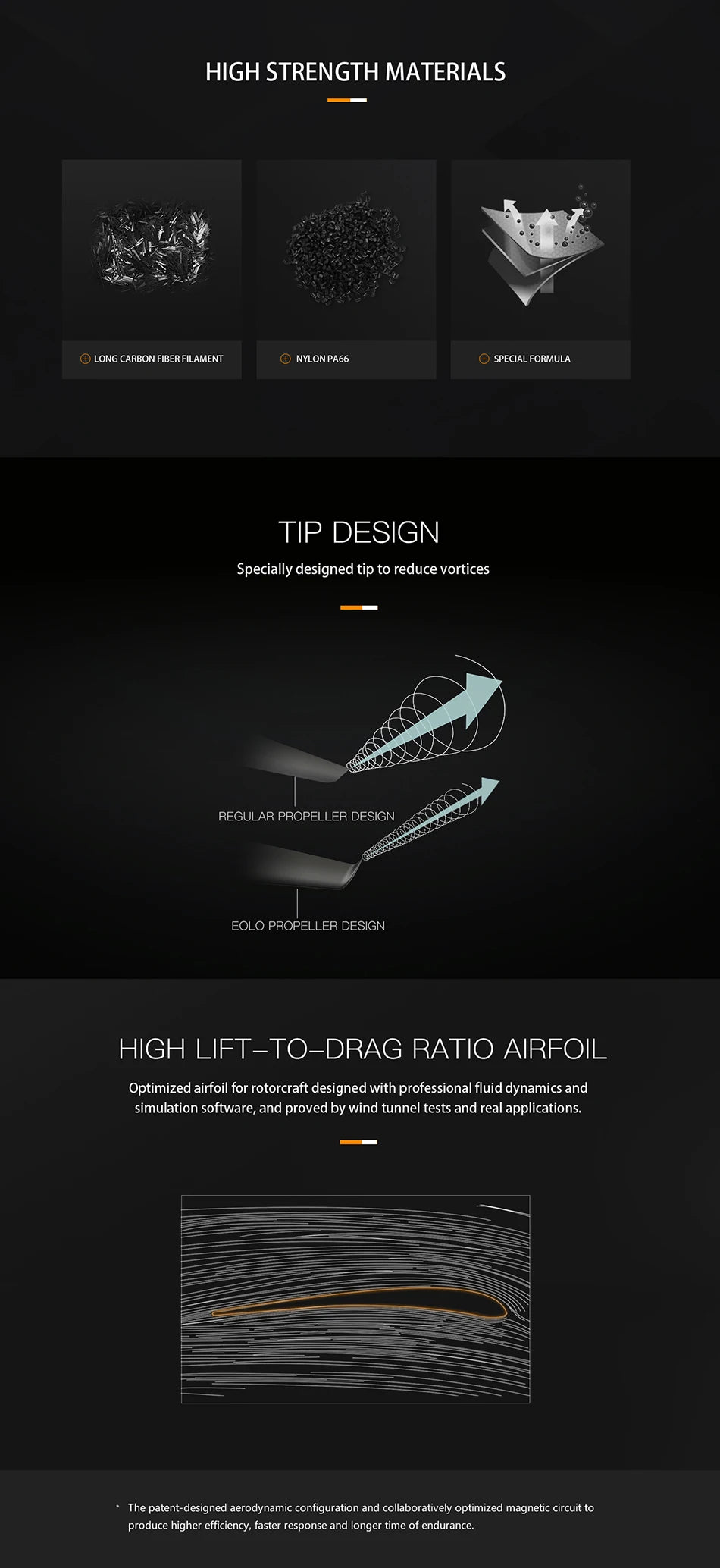 NYLONPA66 SPECIAL FORMULA TIP DESIGN Specially designed tip to