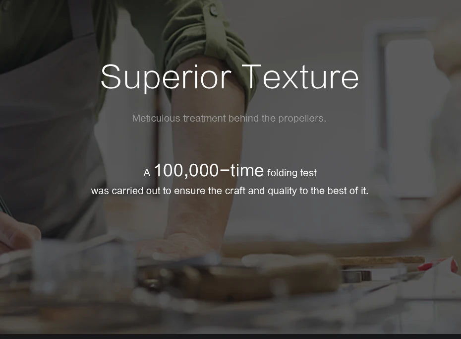 T-MOTOR MF2815 Polymer Folding propeller, a 100,000-time folding test was carried out t0 ensure the craft and quality to