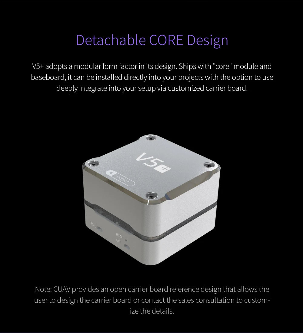 detachable CORE Design V5+ adopts a modular form factor in its