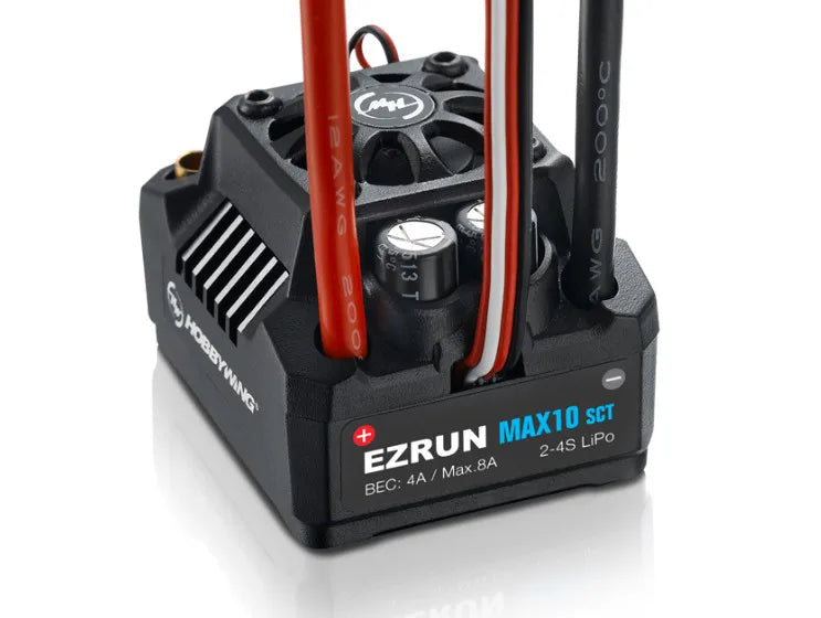 Hobbywing EzRun Max Series ESC, industry's first built-in maximum output current up to 25A . super BEC
