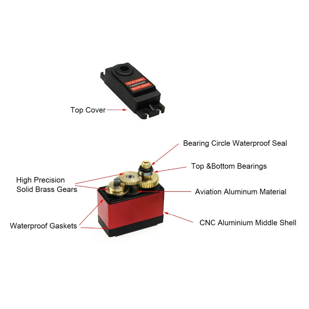 Top Cover Bearing Circle Waterproof Seal Top &Bottom Bearings High Precision Solid Brass