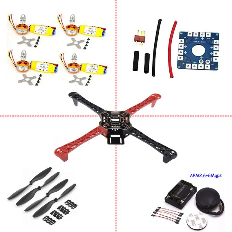 Frame F450 Qav250 Quadcopter Frame Kit - APM2.6 F4 and GPS 2212 2208 HP 30A 1045 prop ~ fpv drone kit F4P01 drone quadrocopter 20 Frame F450 Qav250 Quadcopter Frame Kit SPECIFICATIONS Warranty