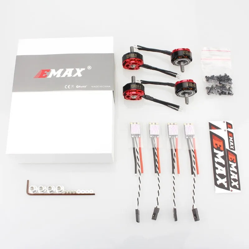 Emax RS2205S Brushless Motor - 2300KV/2600KV RaceSpec Motor(With Bullet 30A Combo) 10 Emax RS2205S Brushless Motor, kit includes a Bullet 30Amp ESC .