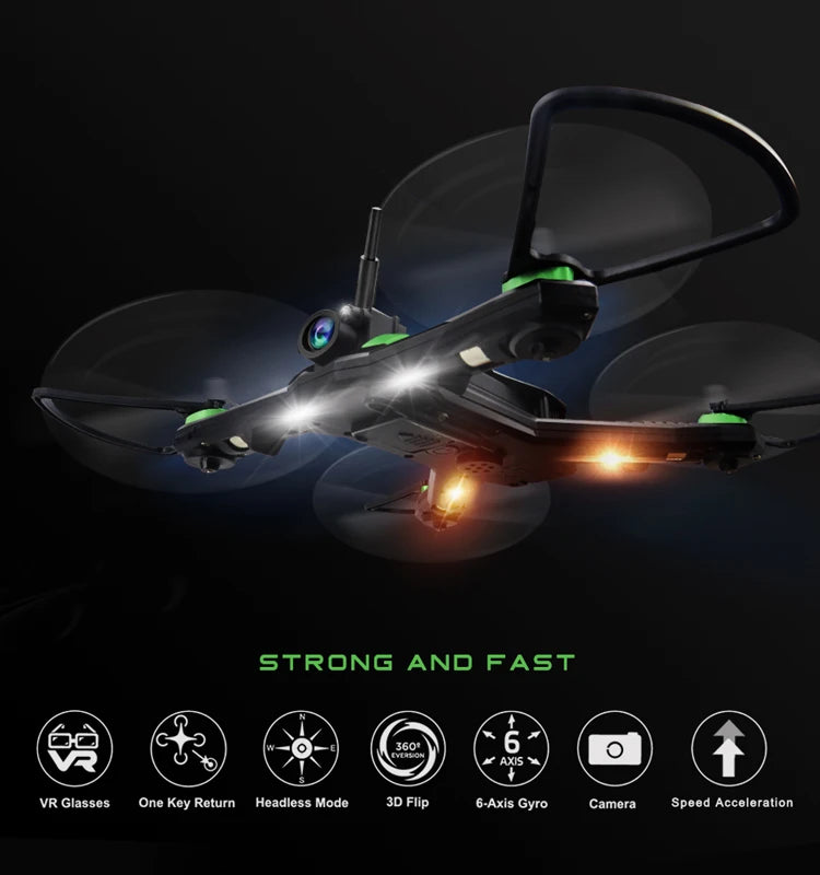 Flytec H825 Drone - 5.8GHz Wifi High Speed FPV Racing RC Quadcopter Drone 8 Flytec H825 Drone, STRONG AND FAST 360 6 AXIS VR Glasses One Return Headless