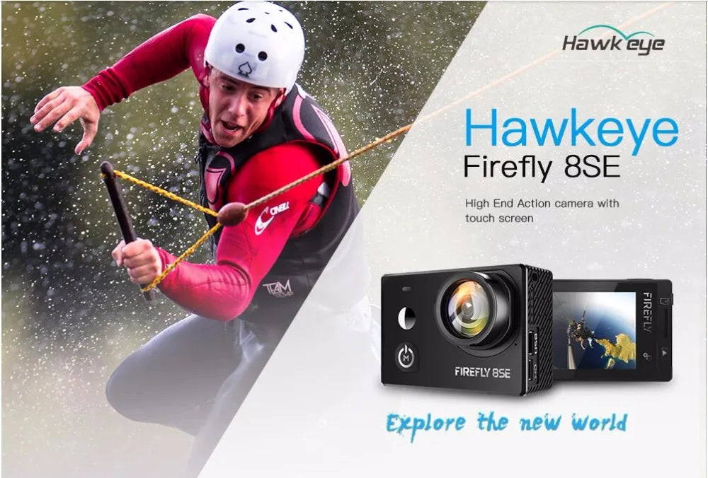 Hawkeye Firefly 8SE Action Camera, Hawkeve Firefly 8SE High End Action camera with touch screon 3 Fire