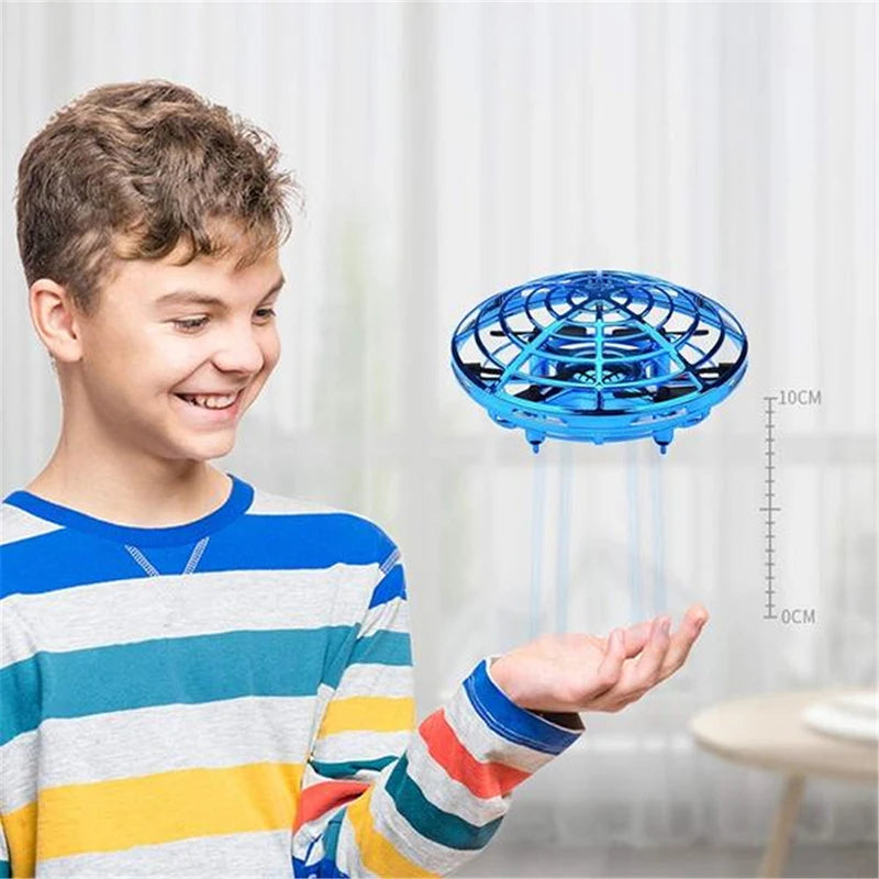 UFO Drone - Mini Helicopter Infraed Hand Sensing Aircraft Electronic Model Quadcopter flayaball Small drohne Toys For Children 14 UFO Drone, if you receive damaged products, we promise to renew the new customers
