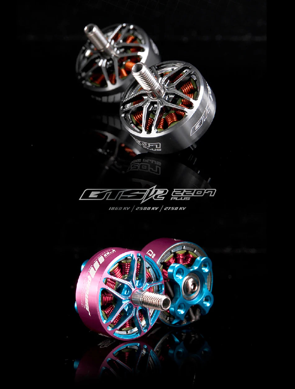 1Pcs/4Pcs Rcinpower GTS-V2 2207Plus 2207 2750KV 1960KV 4-6S Borstelloze Motor Voor Rc drone Fpv Quadcopter Onderdelen Diy Toebeh 11 Power (180S): 1000W 1960KV 1000W 2750KV Intern