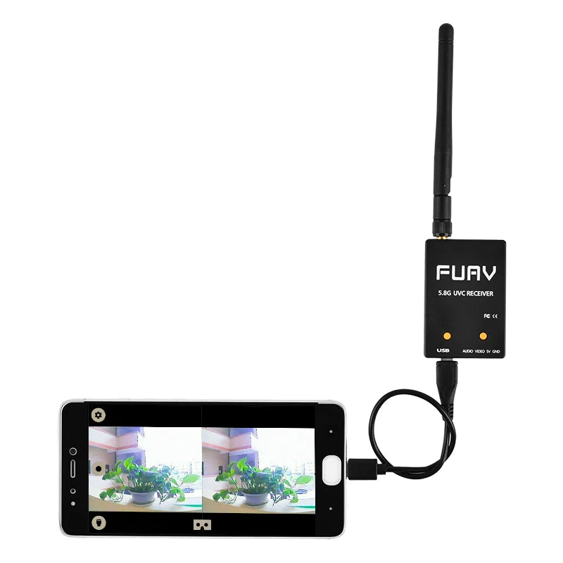 FUAV UVC Dual / Single Antenna Control OTG - 5.8G 150CH Full Channel FPV Receiver W/Audio for RC Drone Parts 16 FUAV UVC Dual / Single Antenna Control OTG, the abstract radio is the mobile spectrum instrument . with a high accuracy, you can detect