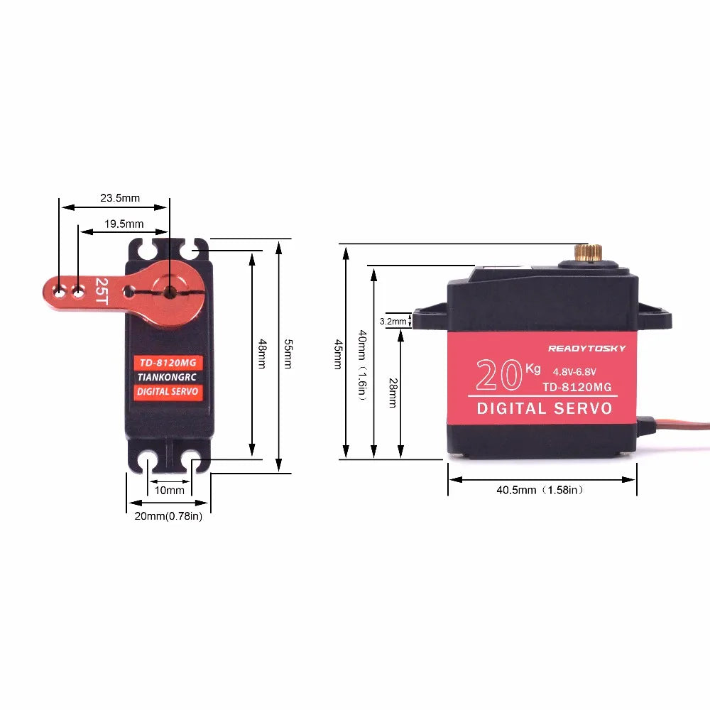 Large Torque Digital Coreless Servo