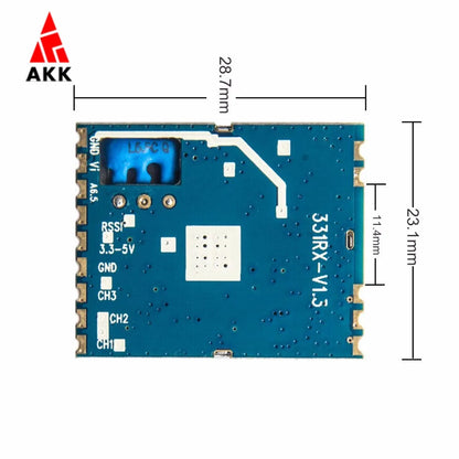AKK 331 VRX - 5.8GHz FPV AV Receiver Module for goggles and FPV monitor/ 351 FPV Transmitter Module for Racing Drone DIY Build