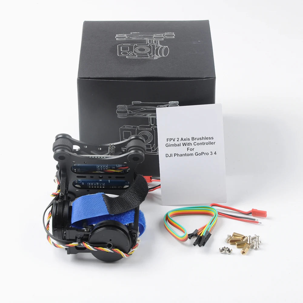 2 Aixs 2D Brushless Camera Gimbal for SJCAM Gopro XIAOMI YI Action Camera FPV Drone Multirotor Quadrocopter S500 F450 F550 9 2 Aixs 2D Brushless Camera Gimbal for Gopro SJCAM XIAOMI YI Action Camera Eken F450 F550 S500 FPV Drone Multirotor Quadrocopter