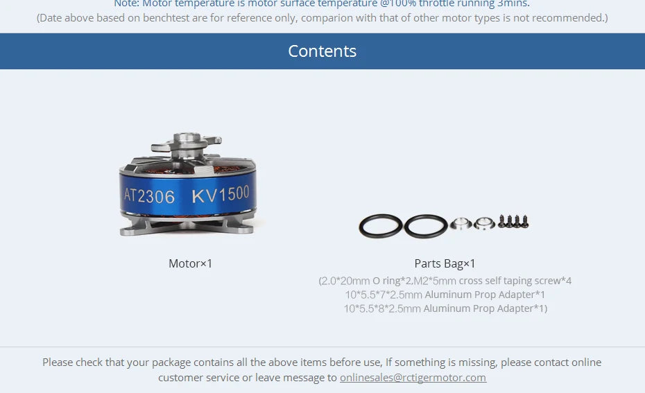 T-MOTOR, motor temperature IS motor surace temperature @ |UuY tnrottie running