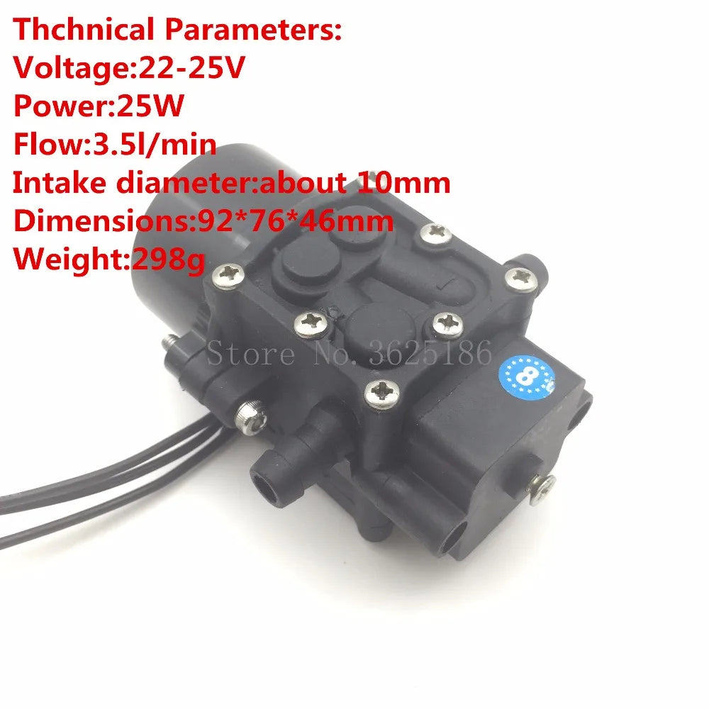 12V 3S Brushless Water Pump, Dimensions:92*76*46mm Weight:2989 Store No. 3625186