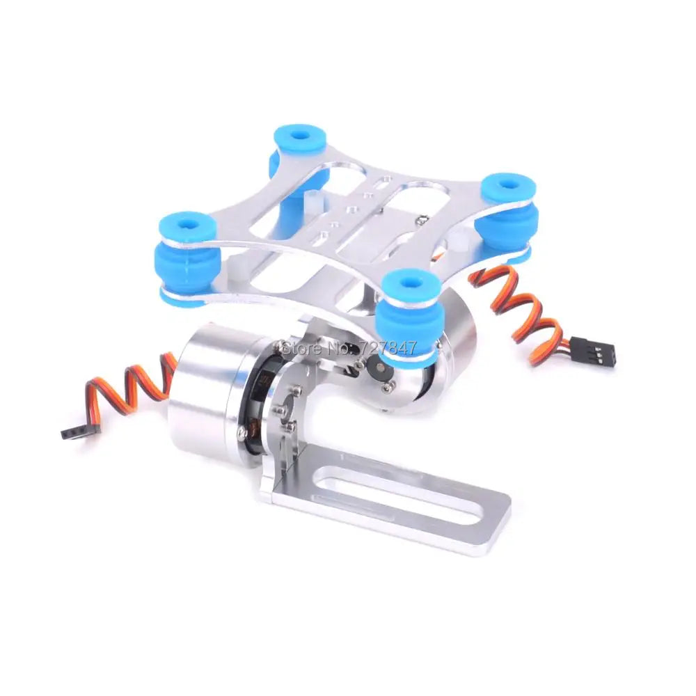 Brushless Camera Gimbal Frame - 1PCS Shock Absorbing CNC Metal Brushless Camera Gimbal Frame & 2PCS 2208 80KV Motor for Gopro 2 3 Xiaomi Xiaoyi Camera 22 Brushless Camera, 1 x Aluminum gimbal frame kit ( send it as your choice) 4