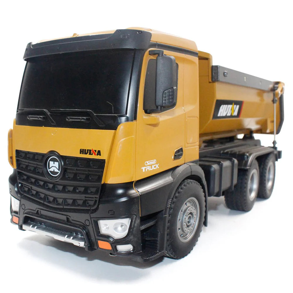 HuiNa 1573 1/14 Scale Alloy RC Dump Truck – 10 Channel 2.4G Remote HuiNa 1573 1/14 Scale Alloy RC Dump Truck – 10 Channel 2.4G Remote