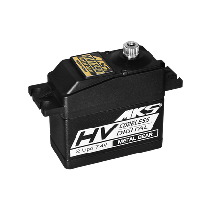 MKS HV1250 7.4V Titanium Gear Coreless HV Digital Servos Motor for 1/10 RC Buggy/Heli