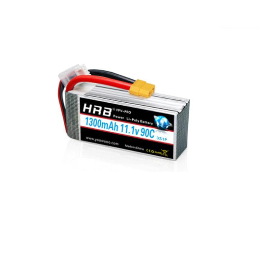 HRB 3S 11.1V 1300mah Lipo Battery - 90C 70*35*25mm For RC Product Like RC Quadcopter, Helicopter, Boat, Car, Airplane