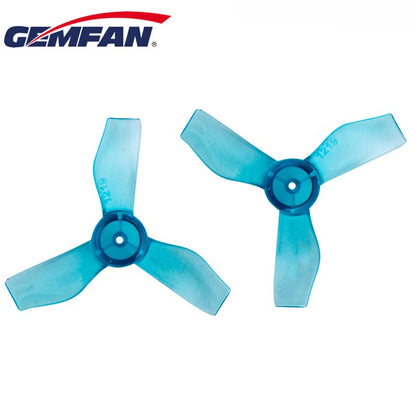 4Pairs Gemfan 1219 1.2x1.9x3 31mm 1mm Hole 3-blade Propeller - for 0703-1103 RC Drone FPV Brushless Motor Whoop Mobula6