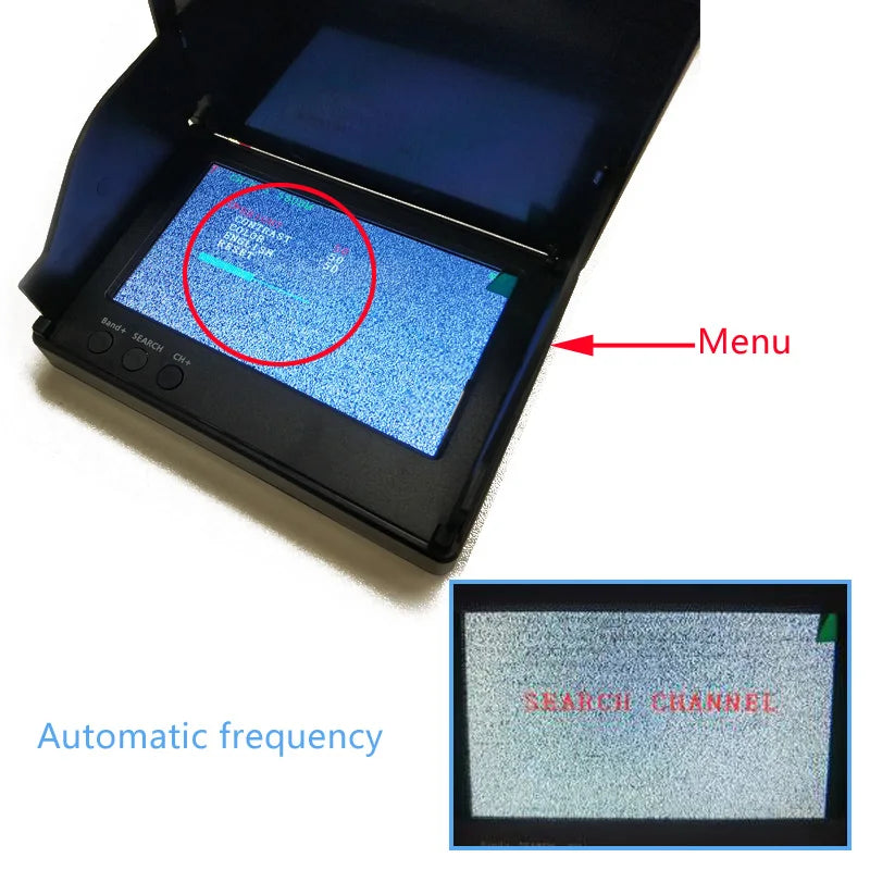 RXCRC 5.8G 48CH 1.6w VTX, Menu ane Ra NNET Automatic
