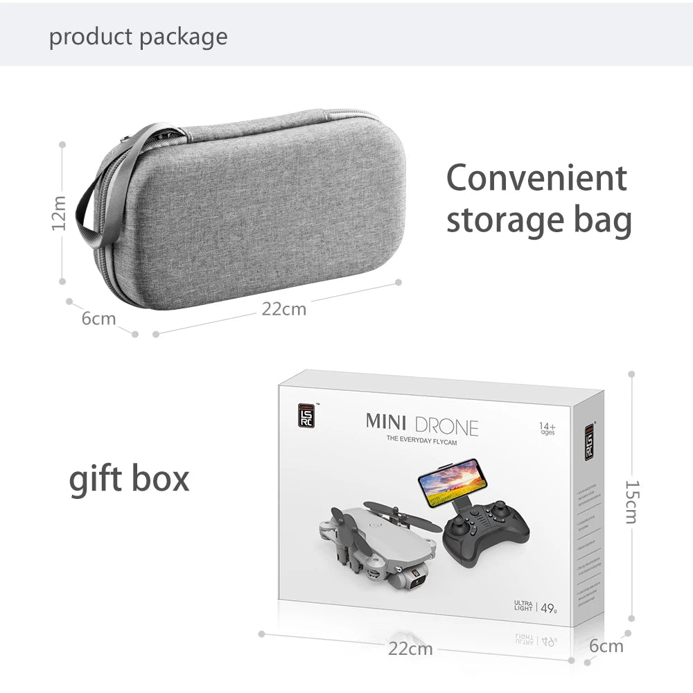 LSRC Mini Drone, the product comes with chinese and english paper instructions .