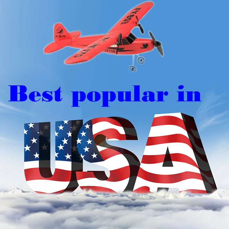 RC Electric Airplane Remote Control Plane RTF Kit EPP Foam 2.4G Controller 150 Meters Flying Distance Aircraft 22 RC Electric Airplane, 2.4G RC Airplane Flight Time : 10-15 minutes of rc plane