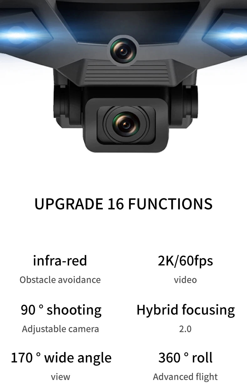 S1max drone, upgrade 16 functions infra-red 2k/6ofp