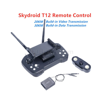Skydroid T12 - 30KM longue portée 2.4ghz numérique 4-en-1 lien de protection des plantes télécommande UAV Kit de télécommande