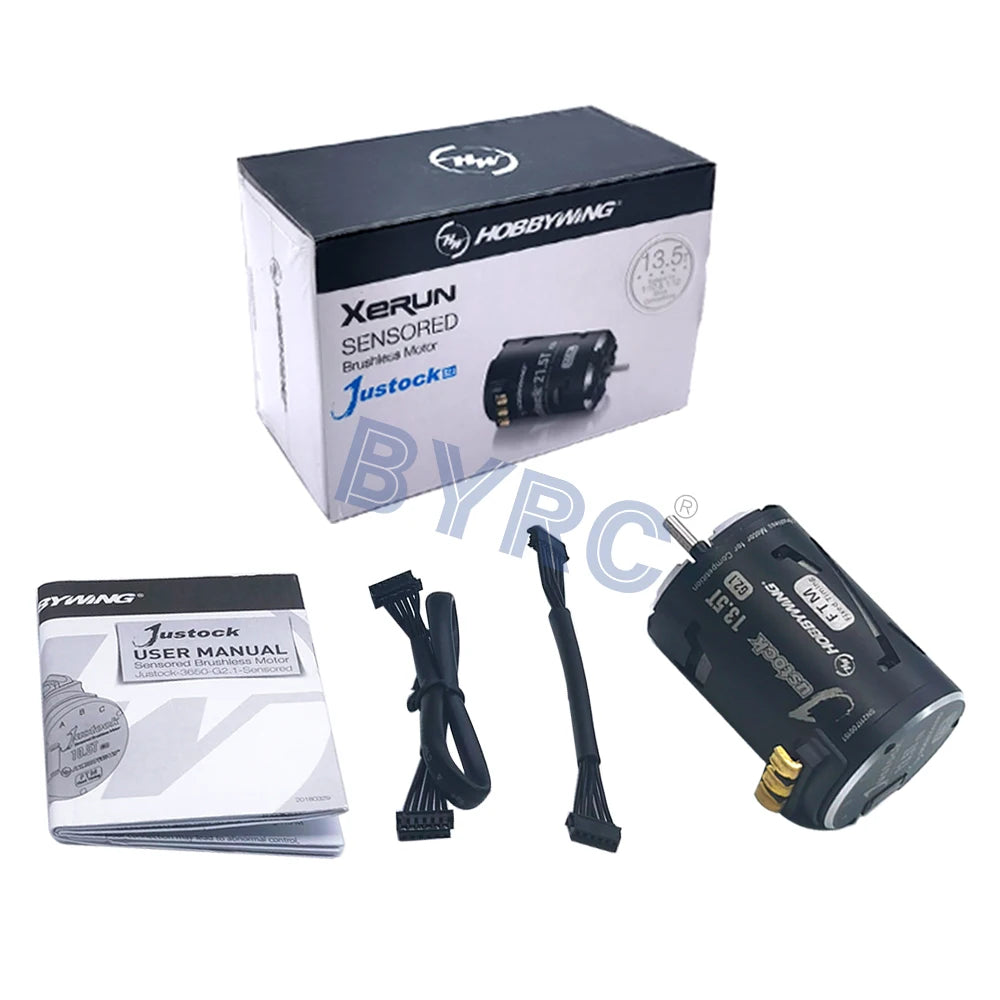 User manual for Hobbywing XR10 Xe Run Sensored Brushless Motor.