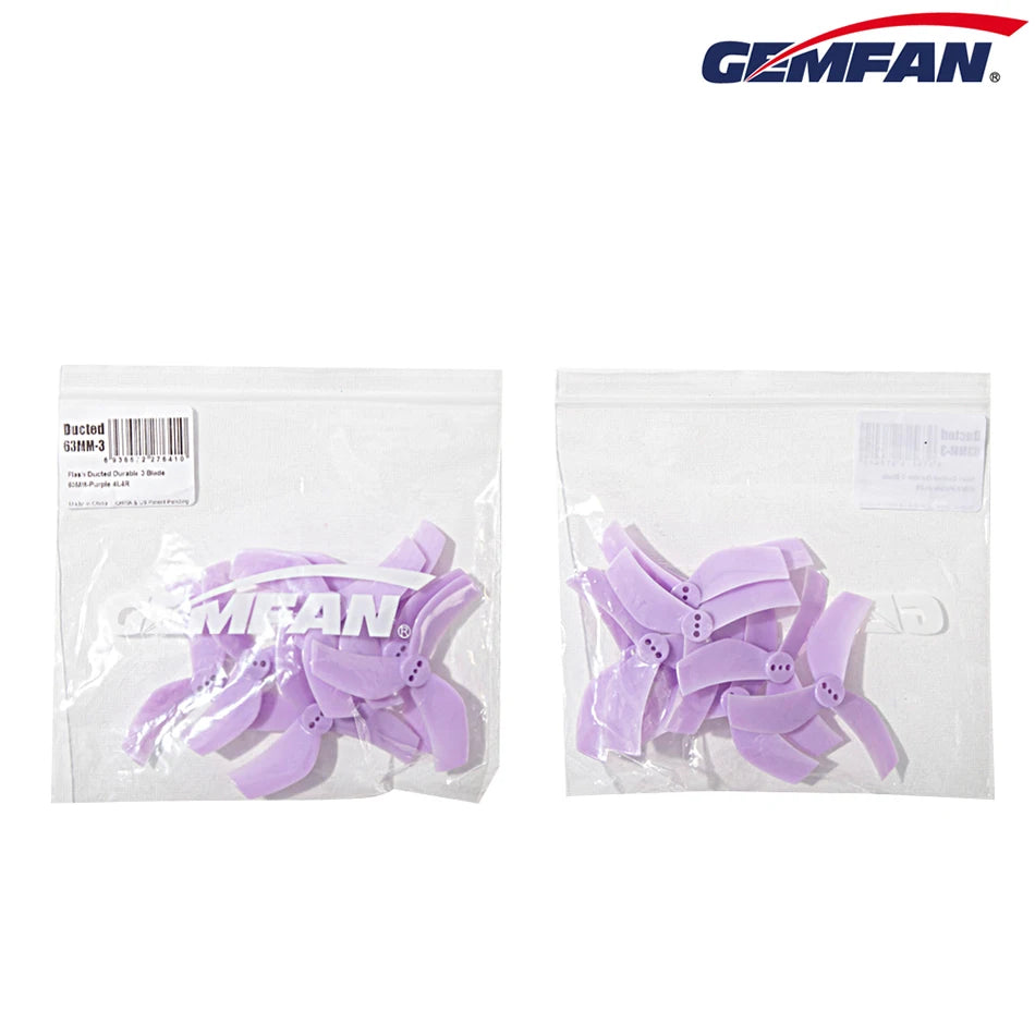 4Pairs 8PCS GEMFAN D63 2.5inch 3-Blade 3