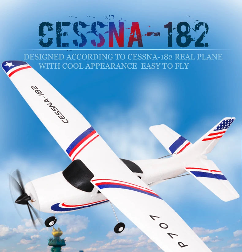 Park10 RC Airplane, SESSNA 182 DESIGNED ACCORDING TO CESSNA-182 REAL PLA