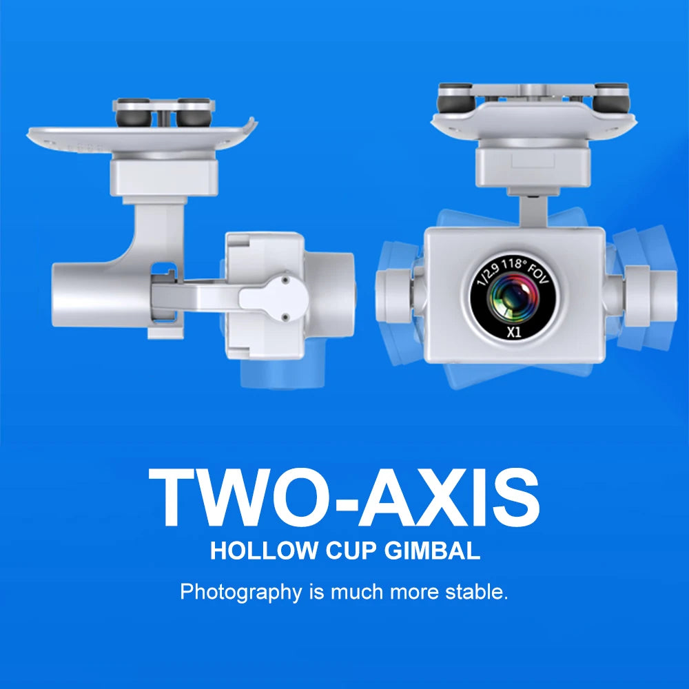 Wltoys XK X1S Drone, 34 Xl TWO-AXIS HOLLOW CUP GIMBAL
