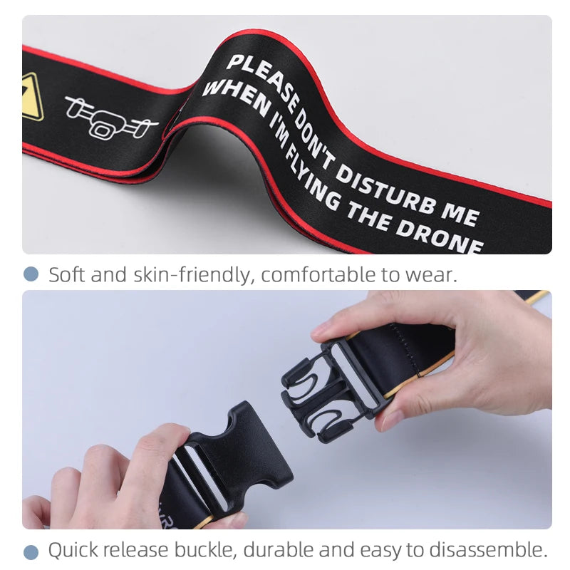 Remote Controller Strap, Ih Soft and skin-friendly, comfortable to wear: 5 Quick release buckle, durable and