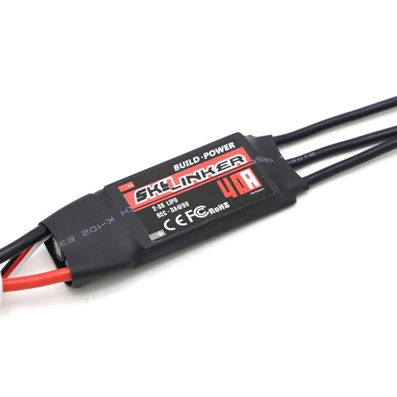 FLASHHOBBY New H2830 2830 3250KV 3500KV 4000KV Brushless Motor and Hobbywing Skywalker ESC 40A 2-3S for RC Helicopter 23 Cel Bec Power BUILD - GKELIKER MDA Lipo