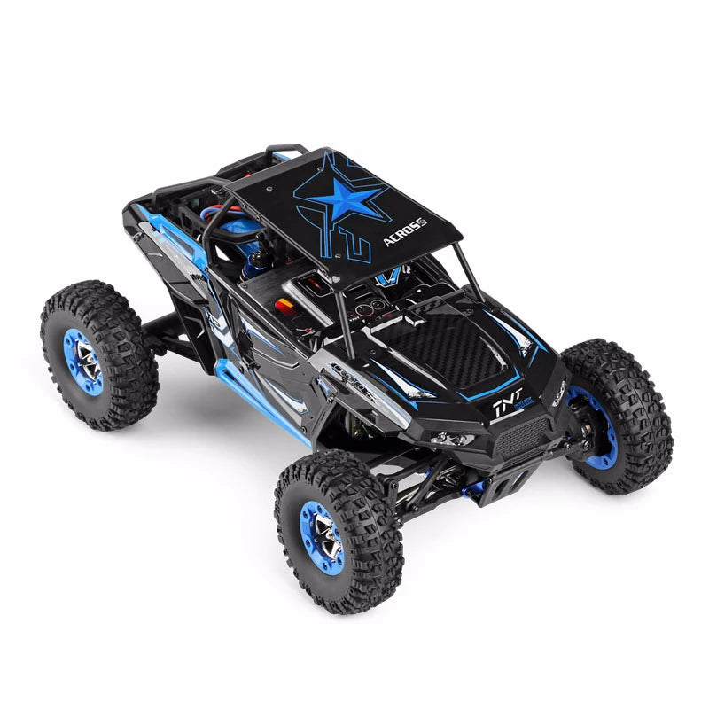 Wltoys 12428-B 1/12 4WD Brushed RC Climbing Car – 50km/h High-Speed Off-Road Remote Control Truck with LED Lights