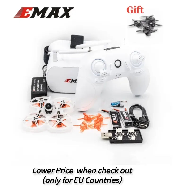 Emax Tinyhawk II 2 RTF - Kit Drone de course FPV F4 5A 16000KV RunCam Nano2 25/100/200mW VTX 1S-2S avec lunettes