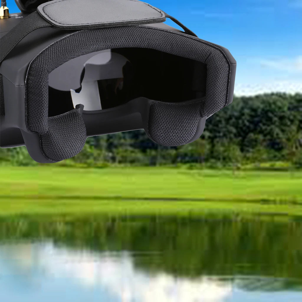 EV800D 5.8G 40CH FPV Goggles - 5 Inch 800*480 Video Headset HD DVR Diversity FPV Glasses With Battery For RC Model RC FPV Drone 10 EV800D 5.8G 40CH FPV Goggle, 5GHz, with RaceBand; Advanced auto-searching function and the working frequency show