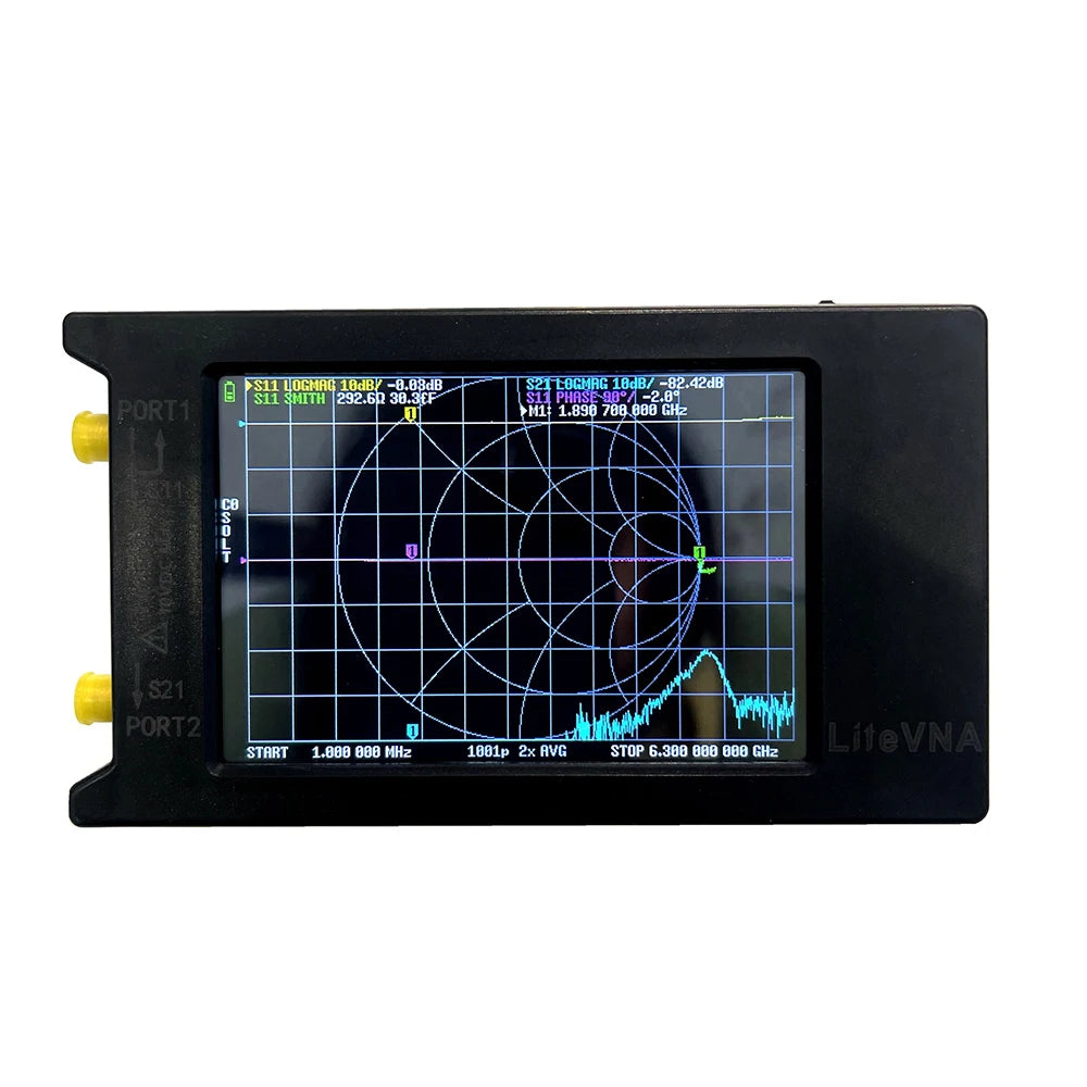 LiteVNA 4 Inch Touch Screen Vector Network Analyzer New LiteVNA-64 50KHz ~ 6.3GHz HF VHF UHF Antenna Analyzer Update of NanoVNA