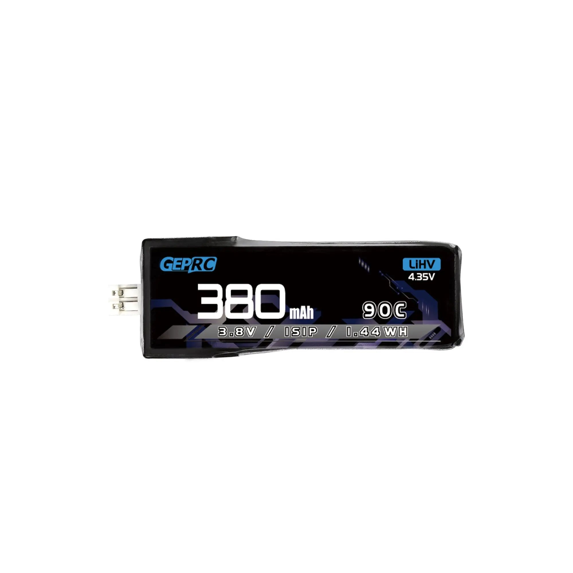 GEPRC 1S 380mAh 90C Battery, the full charge voltage of single cell of LiPo battery is not more than 4.2V